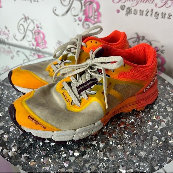 Reebok shoes guide 3.0 smooth fuse technology Orange and Gray Running Shoes - Picture 1 of 6